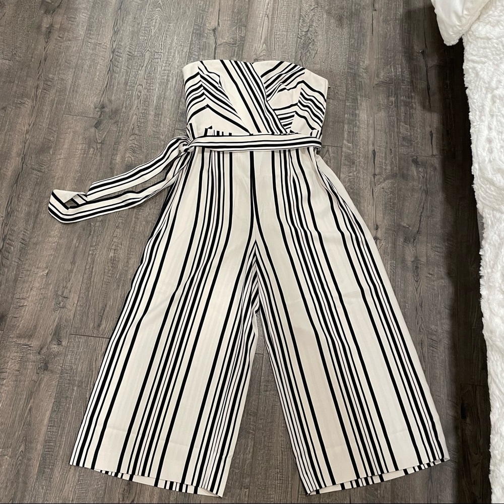 Striped jumpsuit